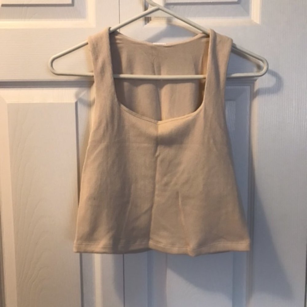 Fabletics Karla Cloudrib Seamless tank XL beige